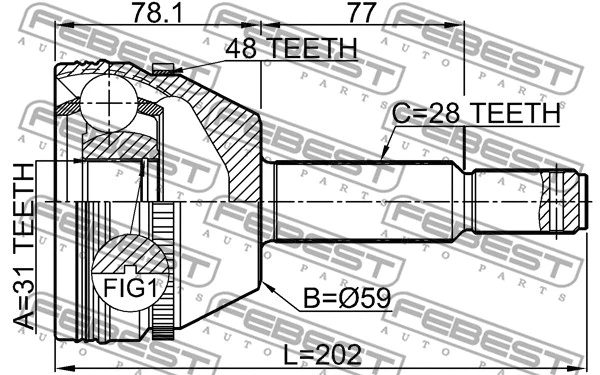 Joint Kit, drive shaft