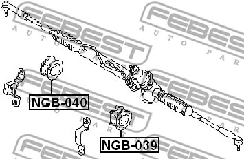 Mounting, steering gear