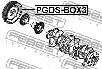 Belt Pulley, crankshaft
