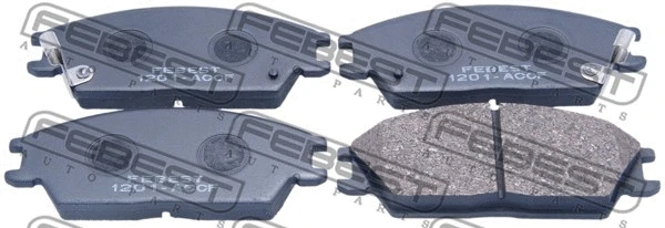 Brake Pad Set, disc brake (1201-ACCF)