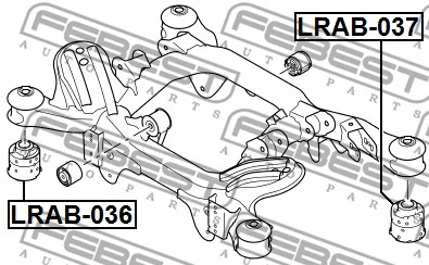 Bushing, axle beam