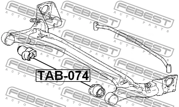 Bushing, axle beam