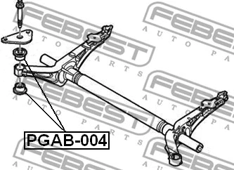 Bushing, axle beam