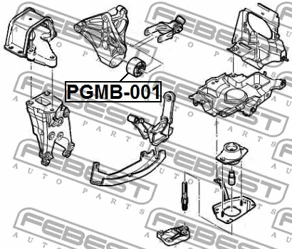 Mounting, engine