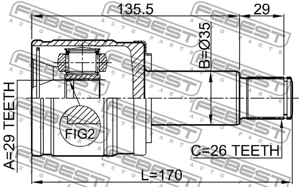 Joint Kit, drive shaft