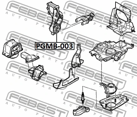 Mounting, engine