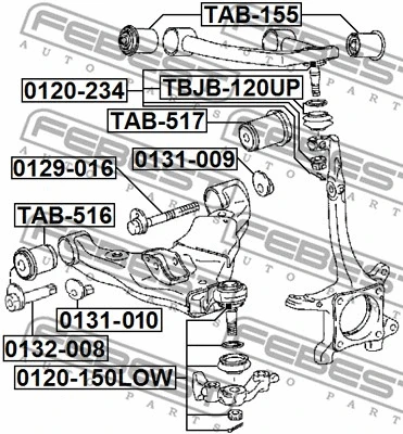 Caster Shim, axle beam