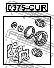 Repair Kit, brake caliper