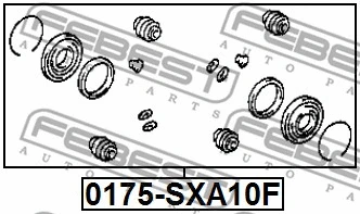 Repair Kit, brake caliper