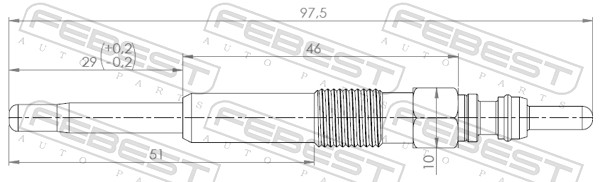 Glow Plug (23642-004)