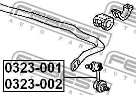 Link/Coupling Rod, stabiliser bar