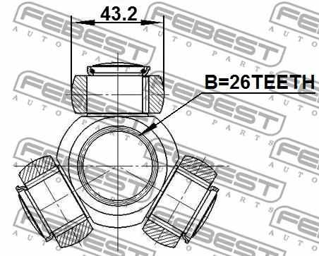 Spider Assembly, drive shaft
