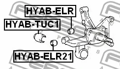 Mounting, control/trailing arm