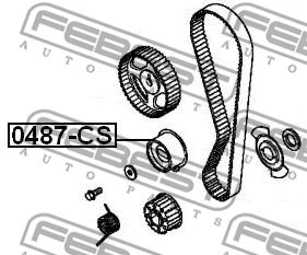 Tensioner Pulley, timing belt