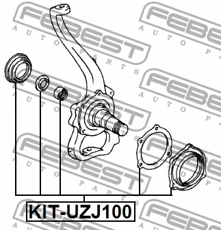 Repair Kit, steering knuckle