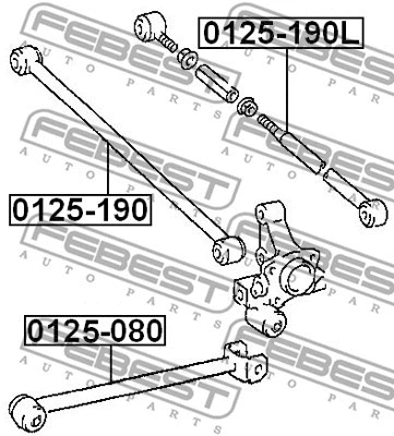 Control/Trailing Arm, wheel suspension