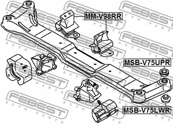 Mounting, engine
