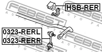 Link/Coupling Rod, stabiliser bar