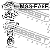 Suspension Strut Support Mount