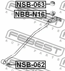 Bushing, selector/shift rod