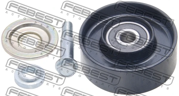 Deflection/Guide Pulley, V-ribbed belt (0188-KUN25)