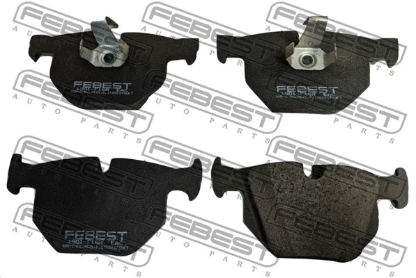 Brake Pad Set, disc brake (1901-F16R)