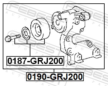 Belt Tensioner, V-ribbed belt