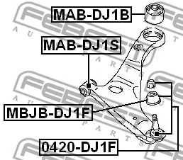 Repair kit, supporting/ball joint