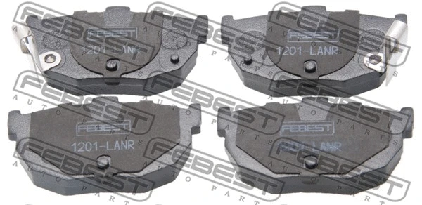 Brake Pad Set, disc brake (1201-LANR)