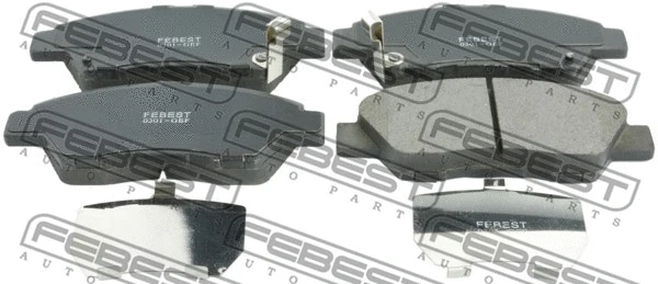 Brake Pad Set, disc brake (0301-GEF)