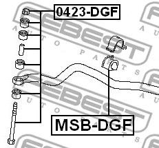 Link/Coupling Rod, stabiliser bar