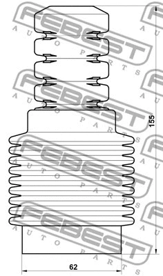Dust Cover Kit, shock absorber