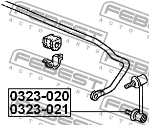 Link/Coupling Rod, stabiliser bar
