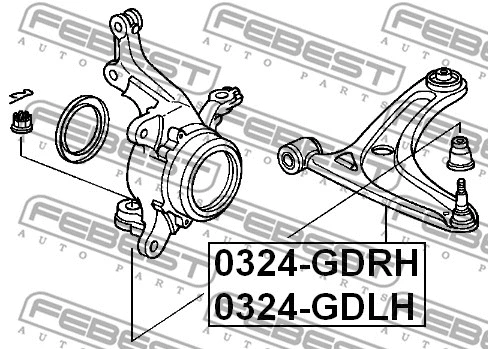 Control/Trailing Arm, wheel suspension
