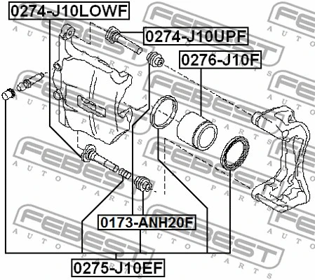 Repair Kit, brake caliper