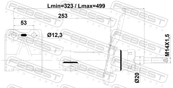 Shock Absorber (25110-009FR)