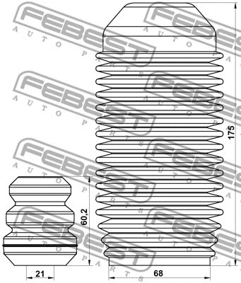 Dust Cover Kit, shock absorber