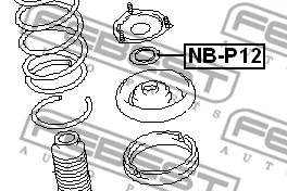 Rolling Bearing, suspension strut support mount