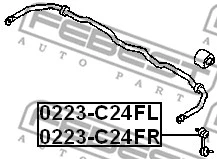 Link/Coupling Rod, stabiliser bar