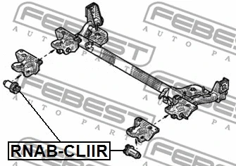 Bushing, axle beam