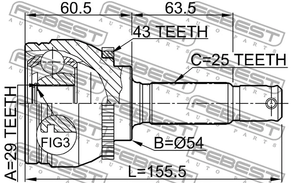 Joint Kit, drive shaft