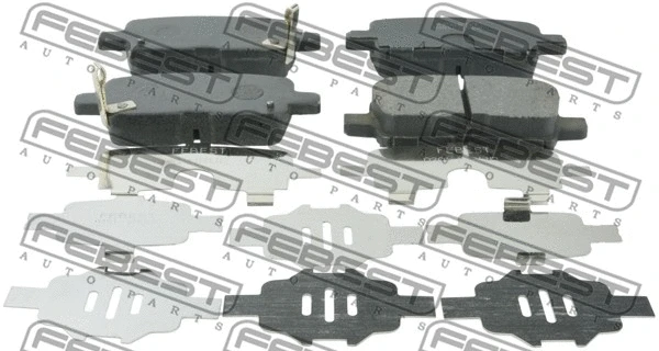 Brake Pad Set, disc brake (0301-MRVR)