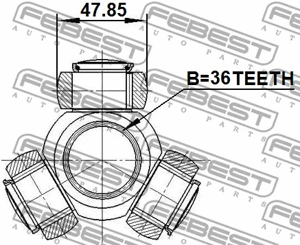 Spider Assembly, drive shaft