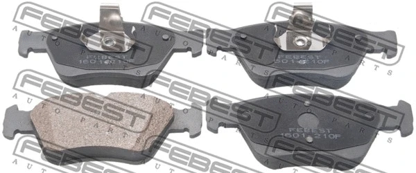 Brake Pad Set, disc brake (1601-210F)