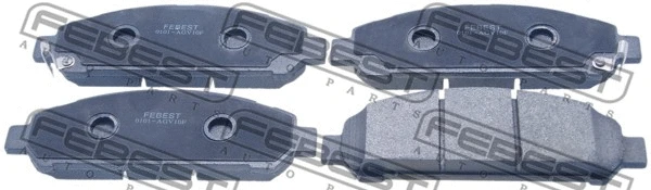Brake Pad Set, disc brake (0101-AGV10F)