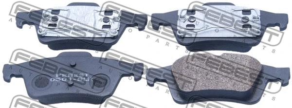 Brake Pad Set, disc brake (0501-BLR)