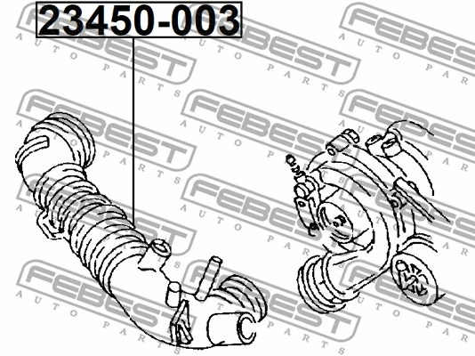 Hose, air supply (23450-003)