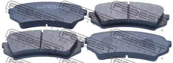 Brake Pad Set, disc brake (0101-UZJ100R)