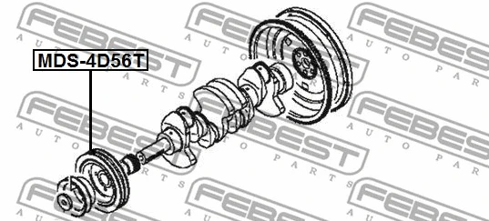 Belt Pulley, crankshaft