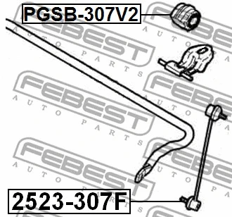 Mounting, stabiliser bar